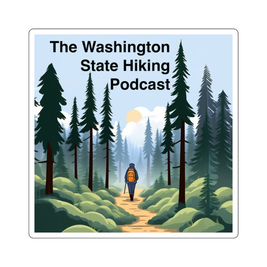 Washington State Hiking Podcast Sticker (2"x2")